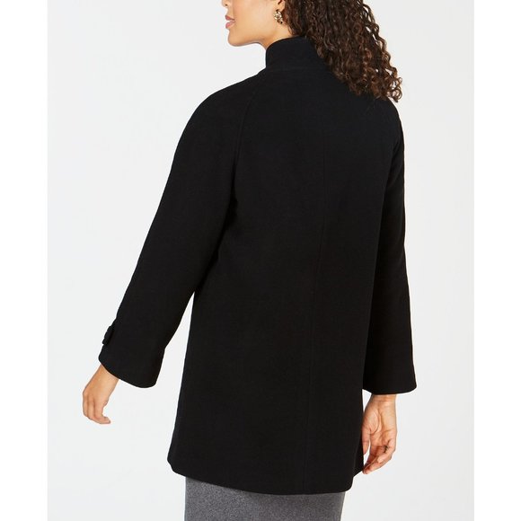 NWT Jones New York Single-Breasted Wool Blend Coat - Picture 2 of 2